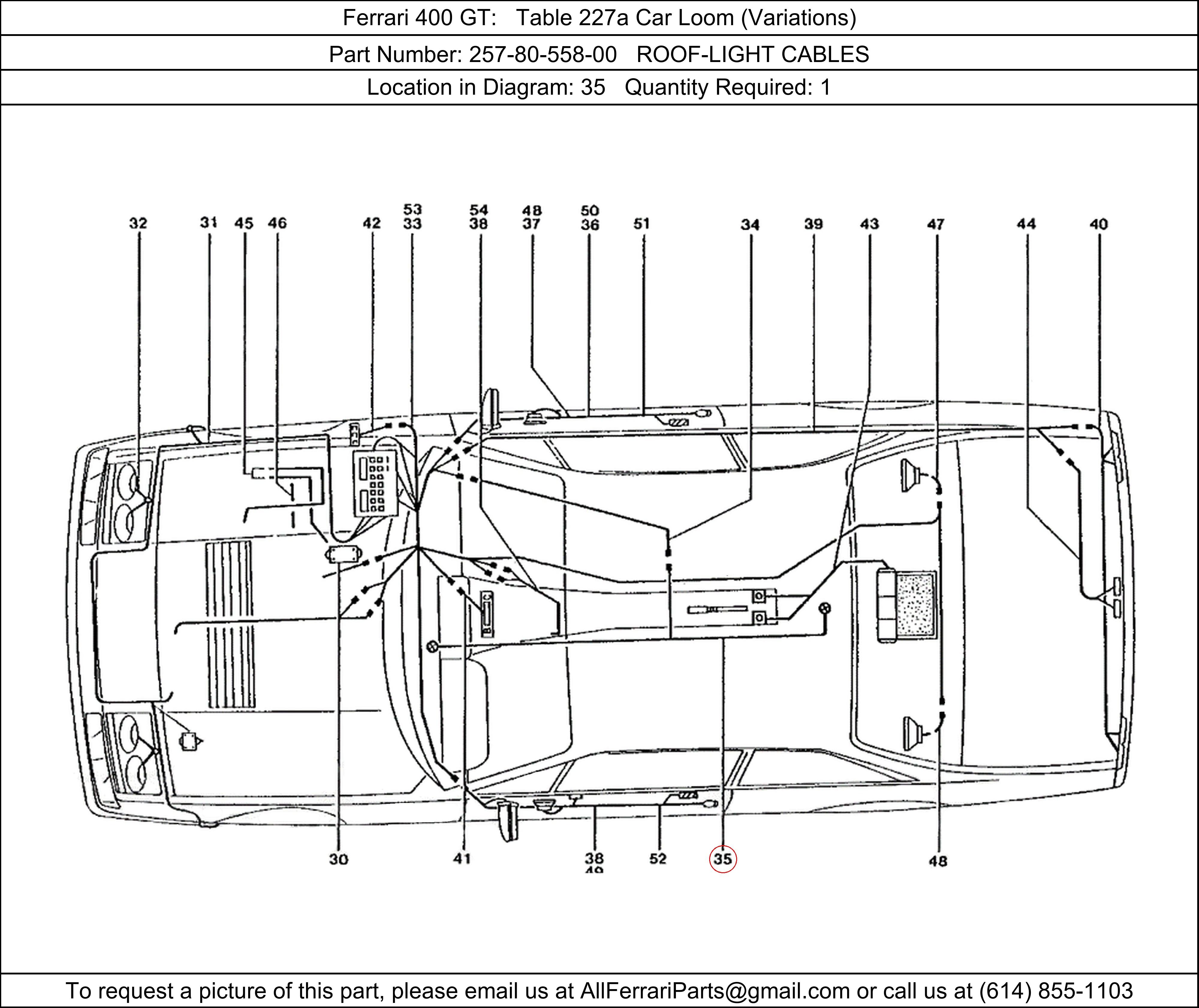 Ferrari Part 257-80-558-00