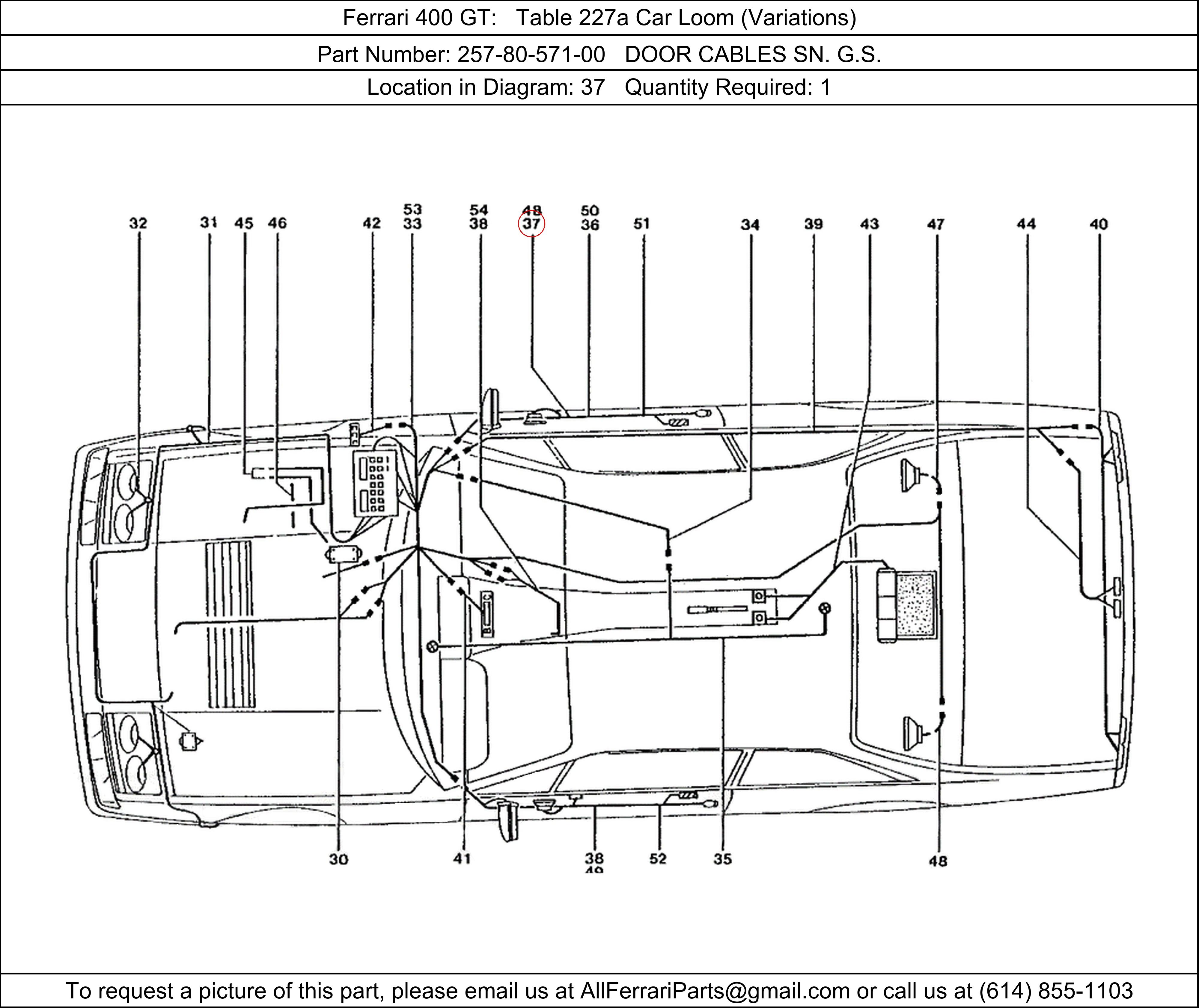 Ferrari Part 257-80-571-00