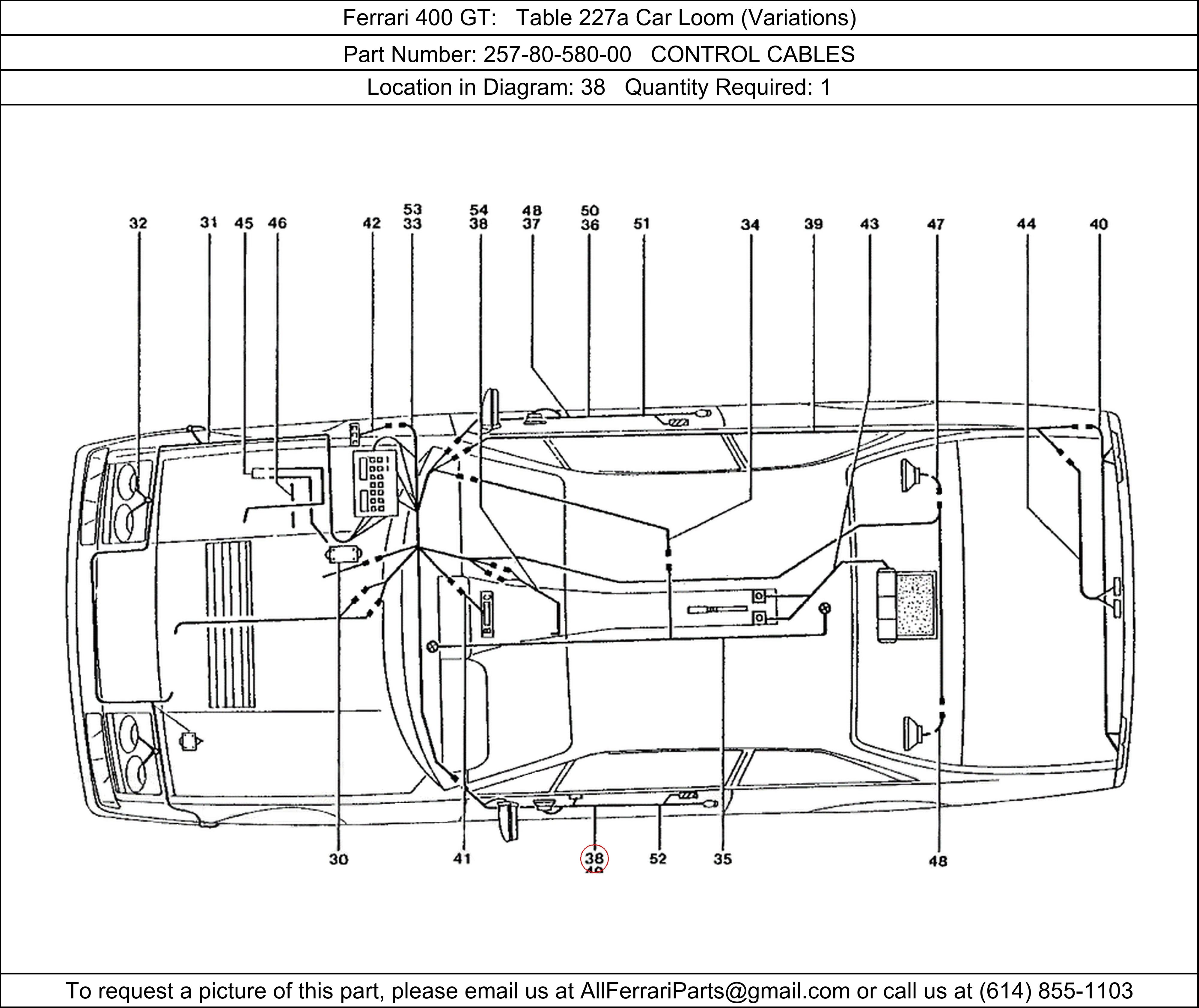 Ferrari Part 257-80-580-00