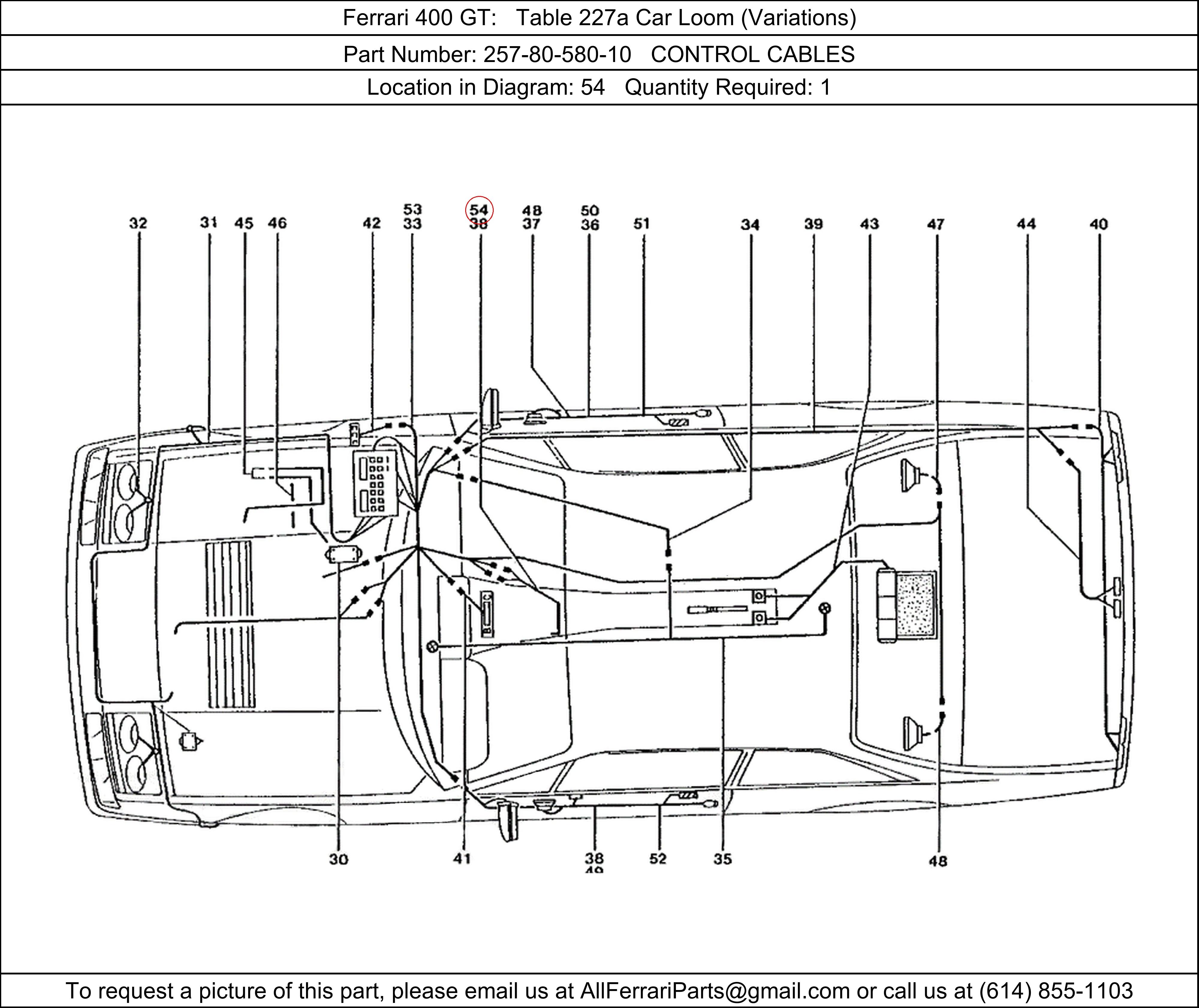 Ferrari Part 257-80-580-10