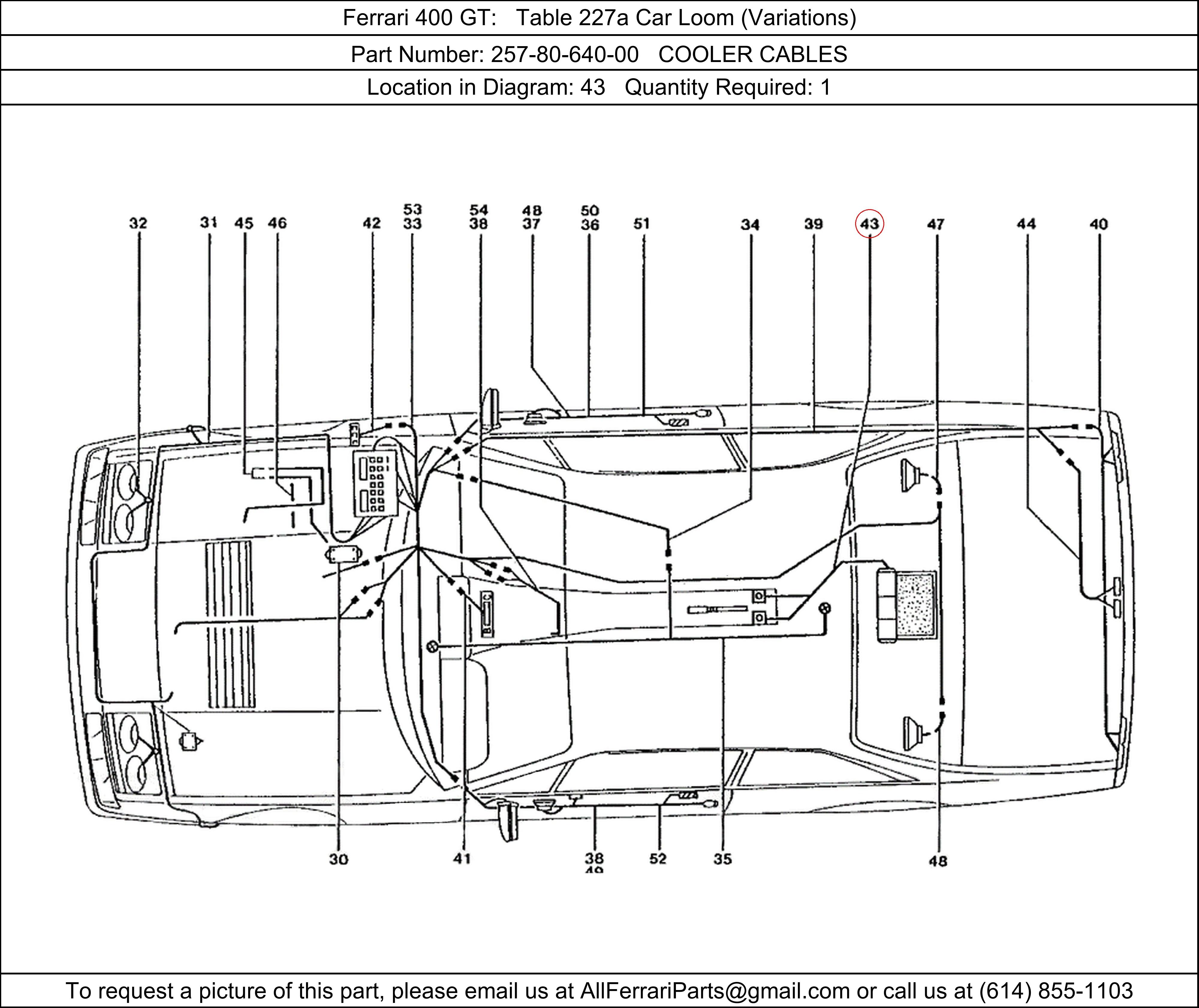 Ferrari Part 257-80-640-00