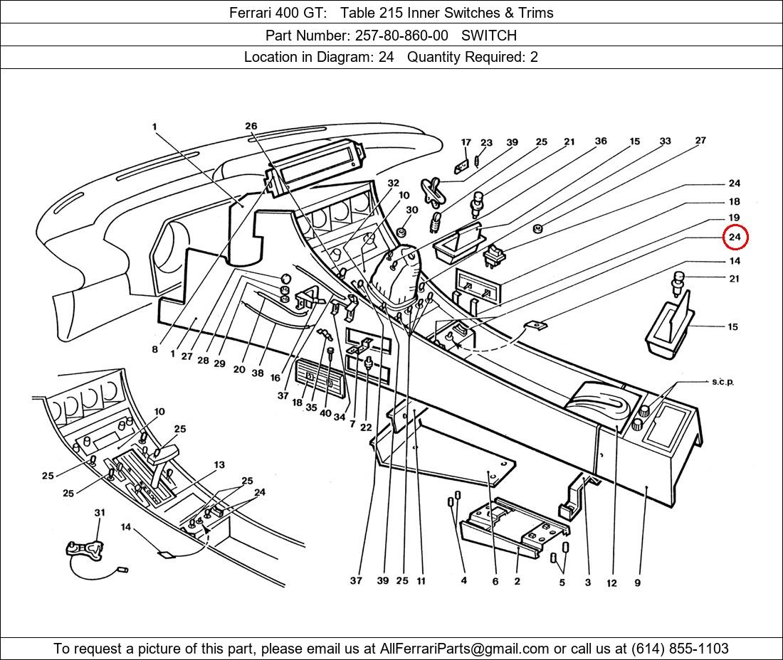 Ferrari Part 257-80-860-00