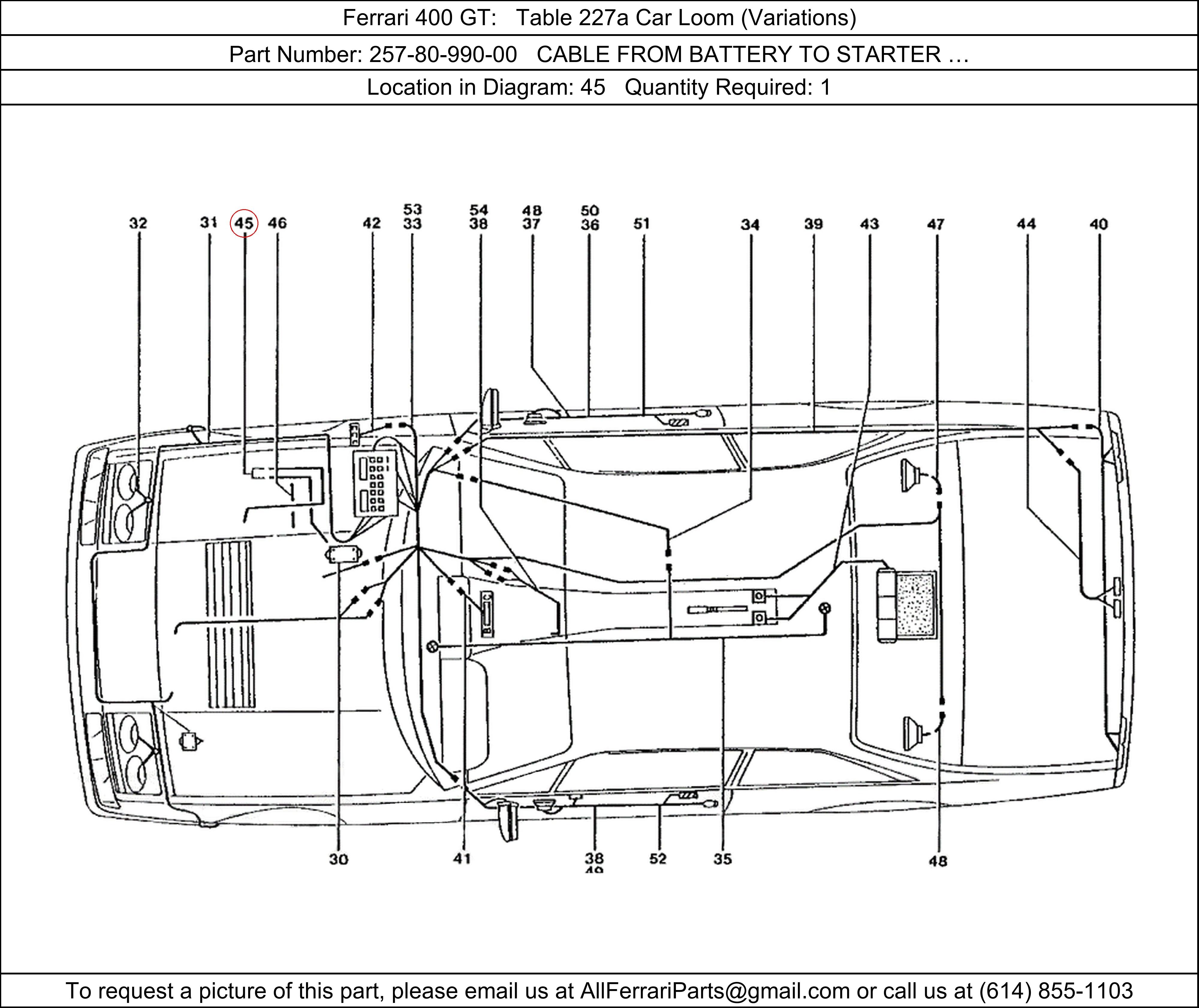 Ferrari Part 257-80-990-00