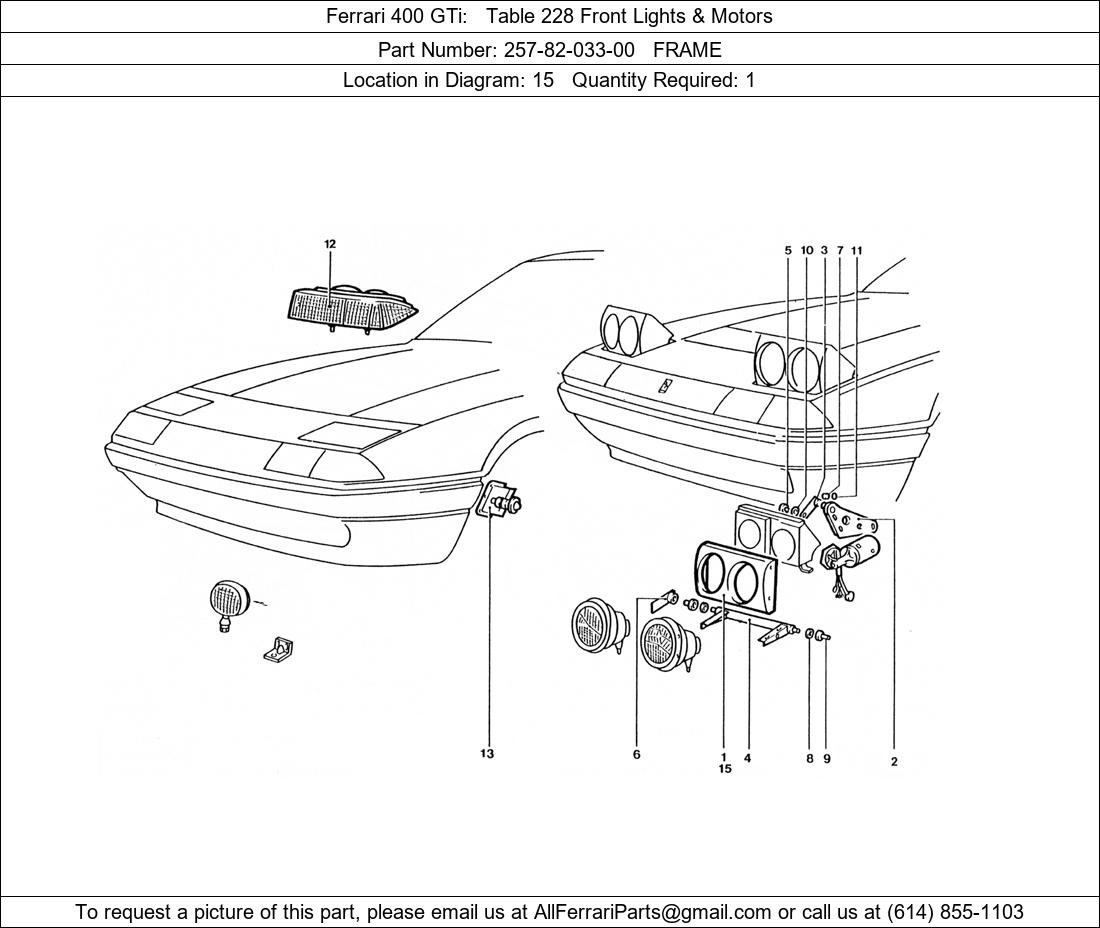 Ferrari Part 257-82-033-00