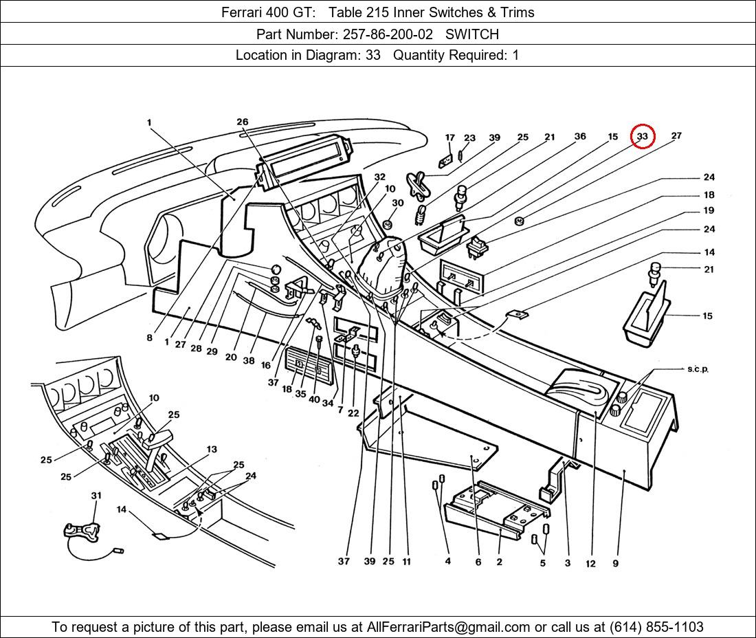 Ferrari Part 257-86-200-02