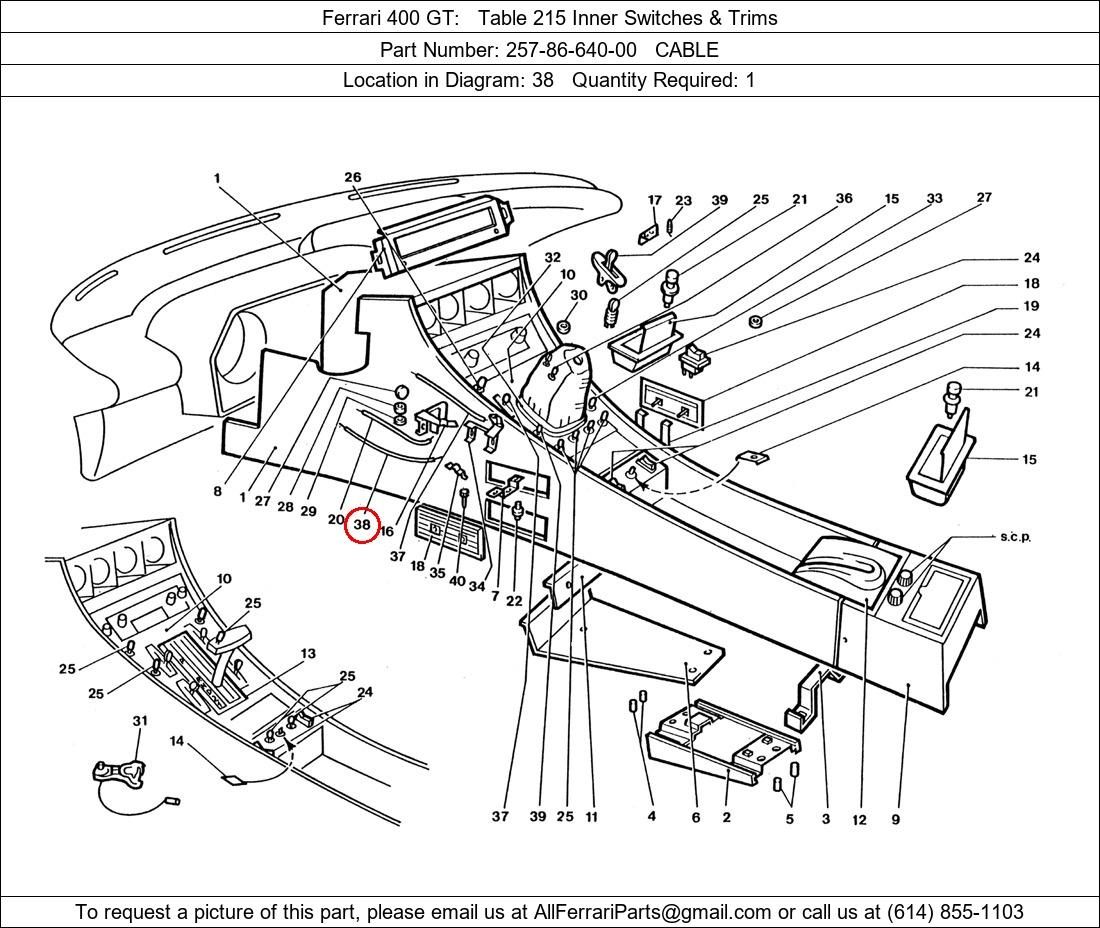 Ferrari Part 257-86-640-00