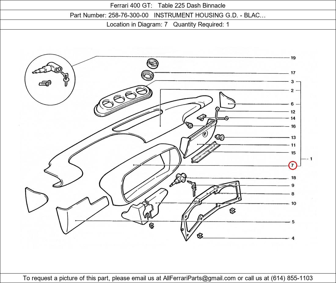 Ferrari Part 258-76-300-00