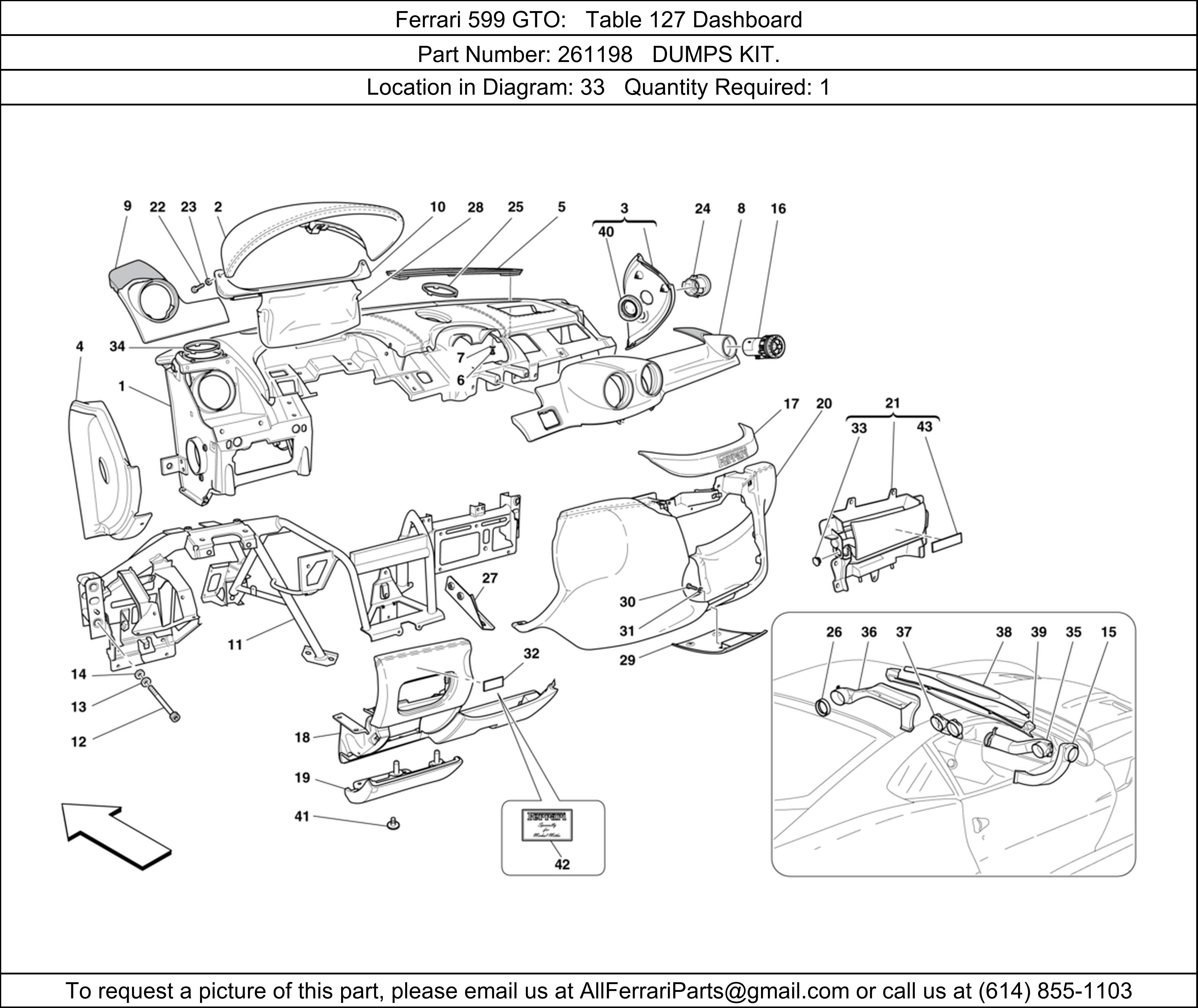 Ferrari Part 261198