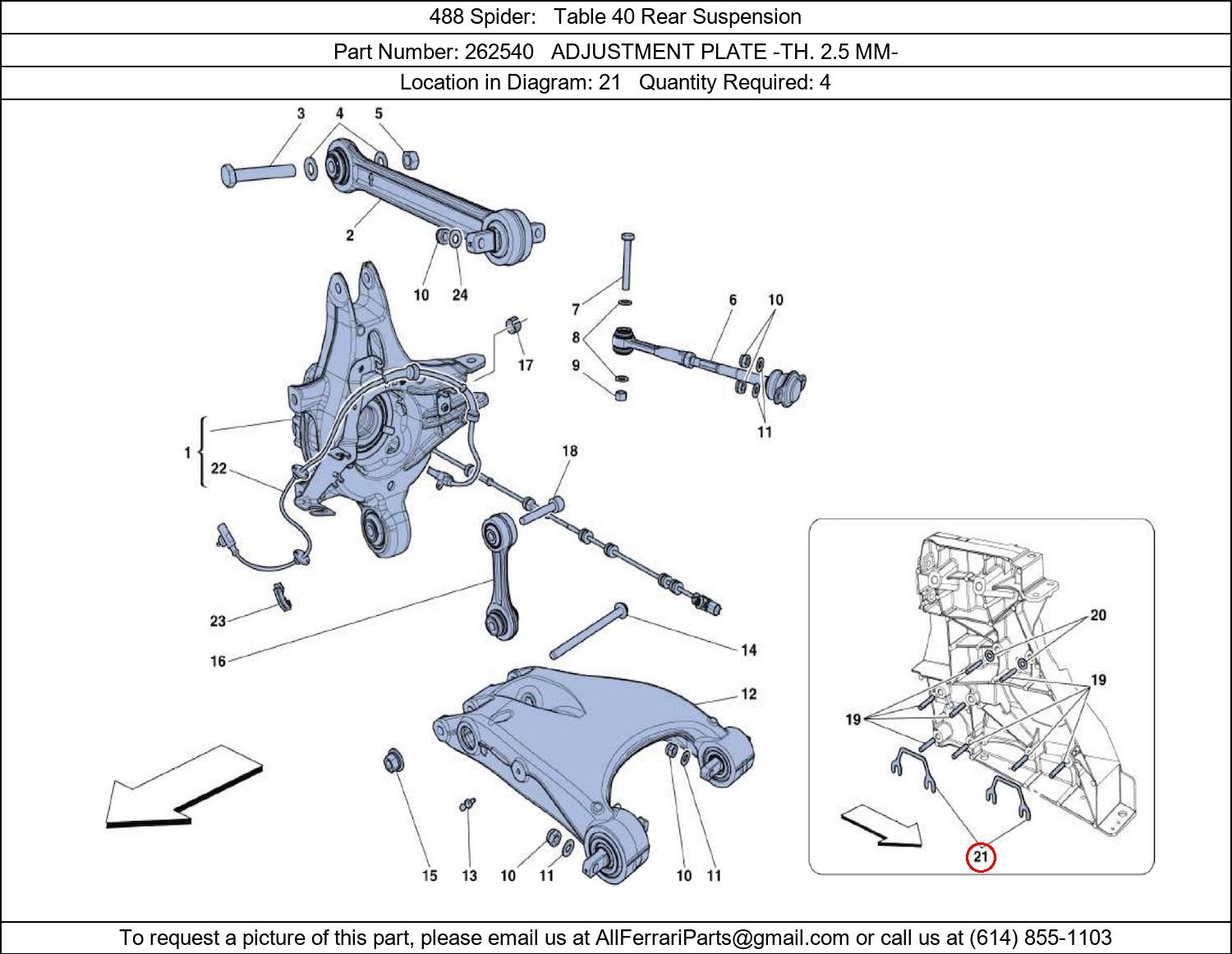 Ferrari Part 262540