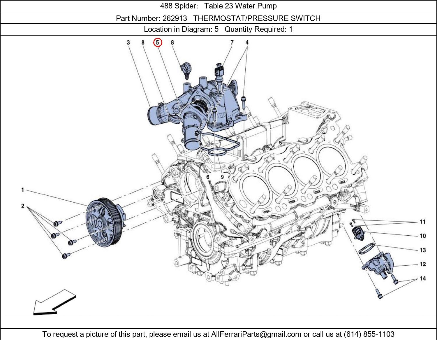 Ferrari Part 262913