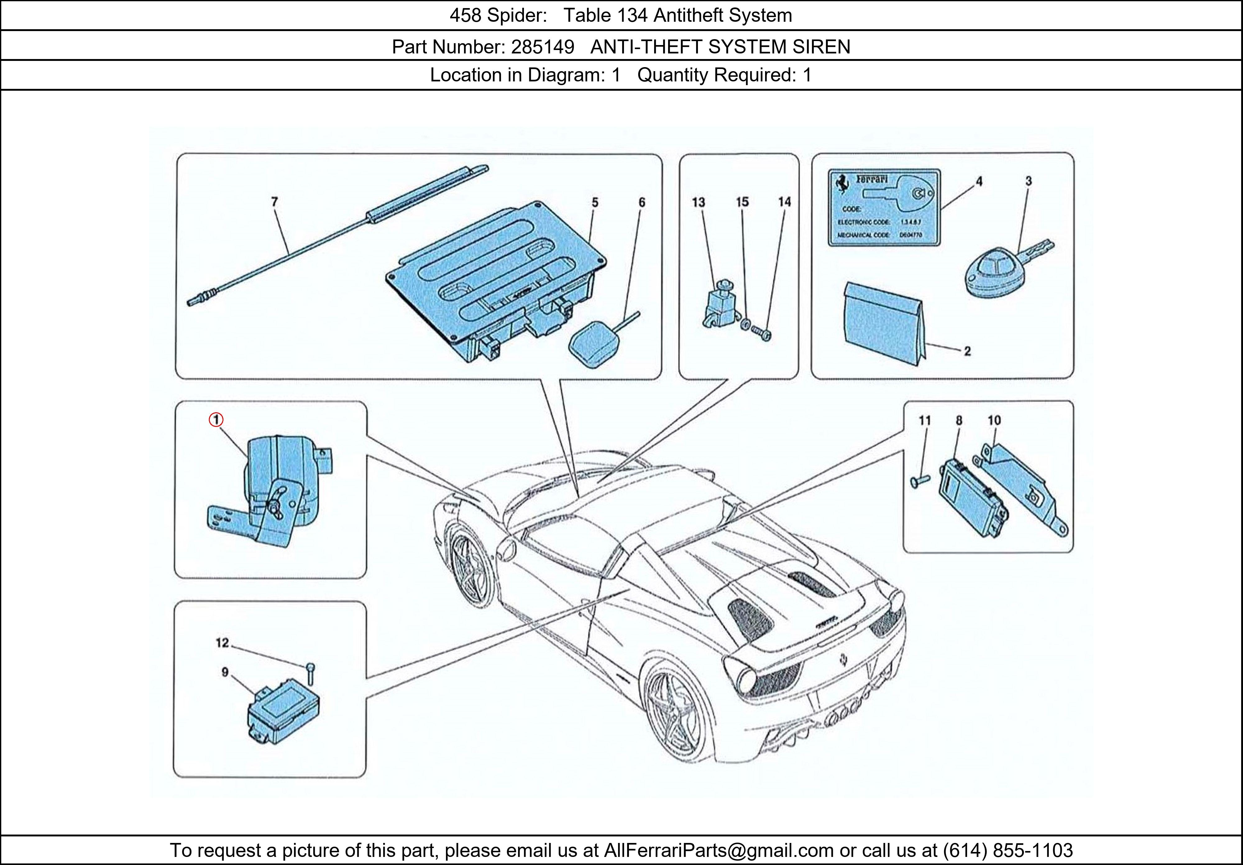 Ferrari Part 285149