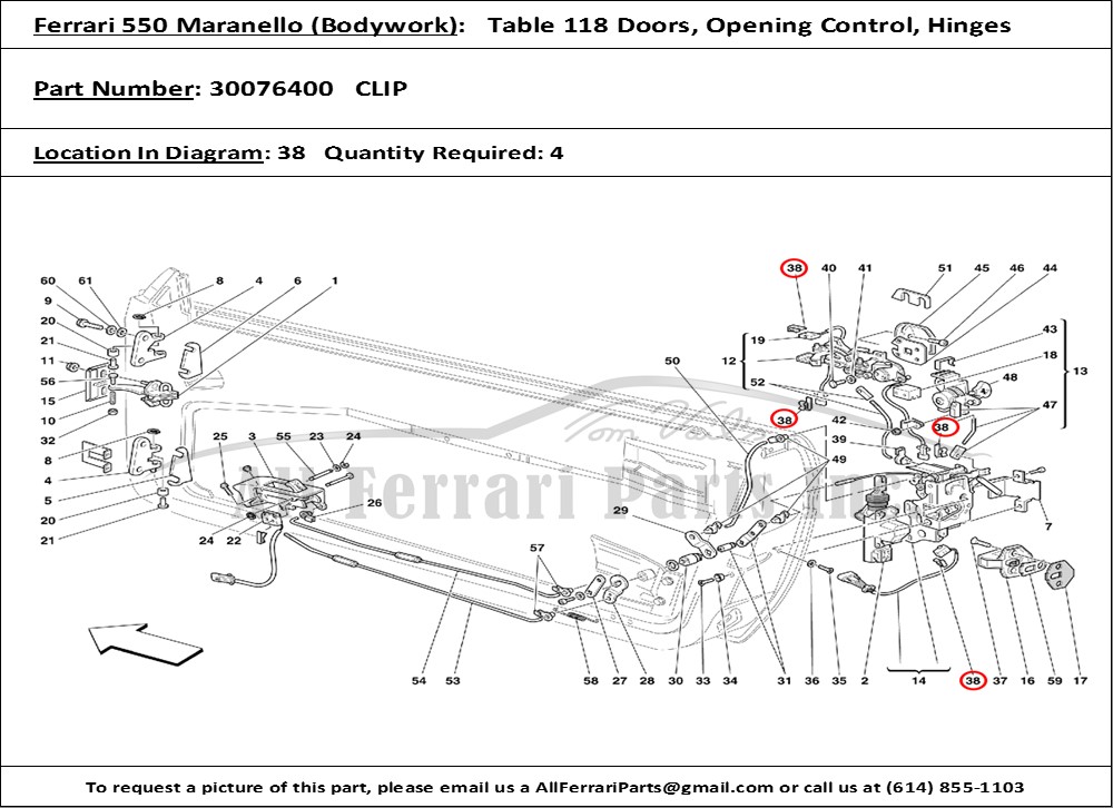 Ferrari Part 30076400