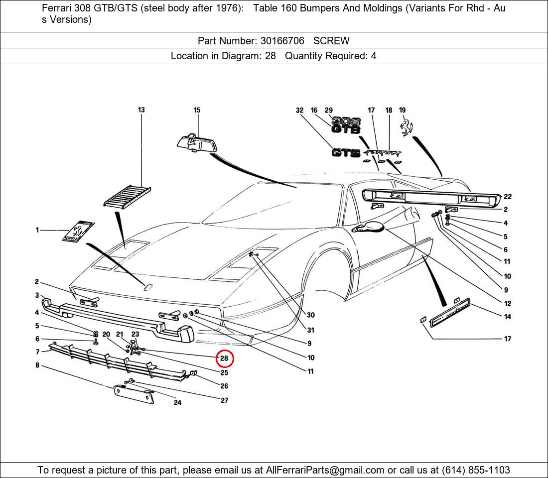 Ferrari Part 30166706