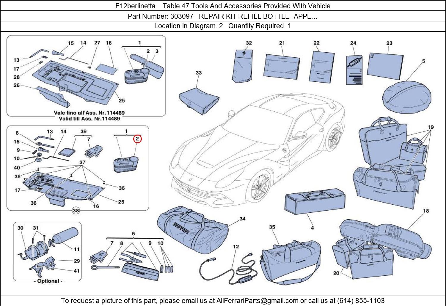 Ferrari Part 303097