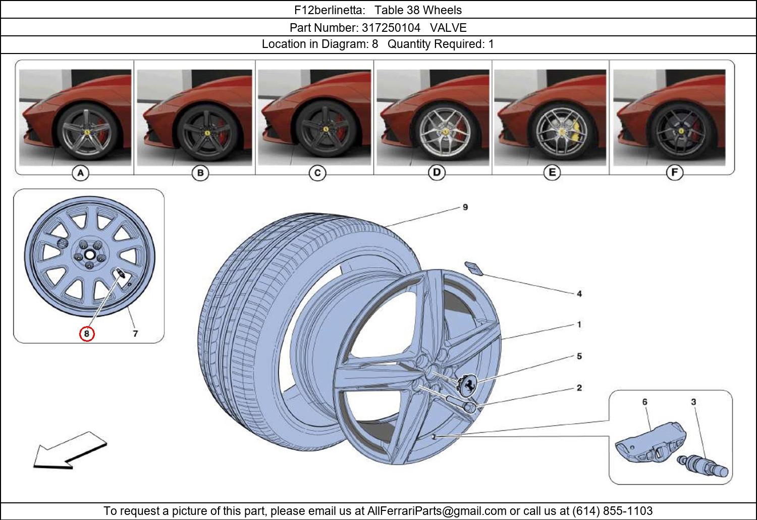 Ferrari Part 317250104