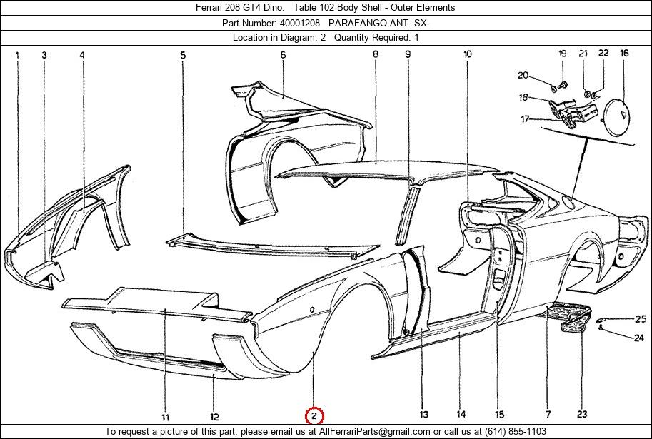 Ferrari Part 40001208