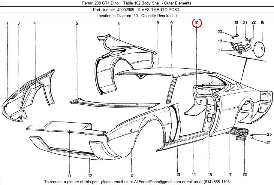 Ferrari Part 40002909