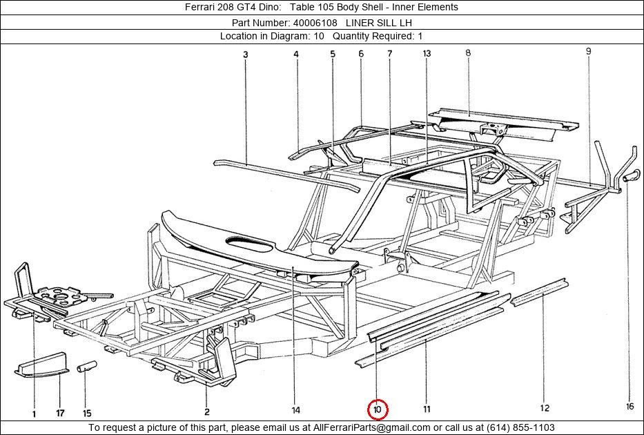 Ferrari Part 40006108