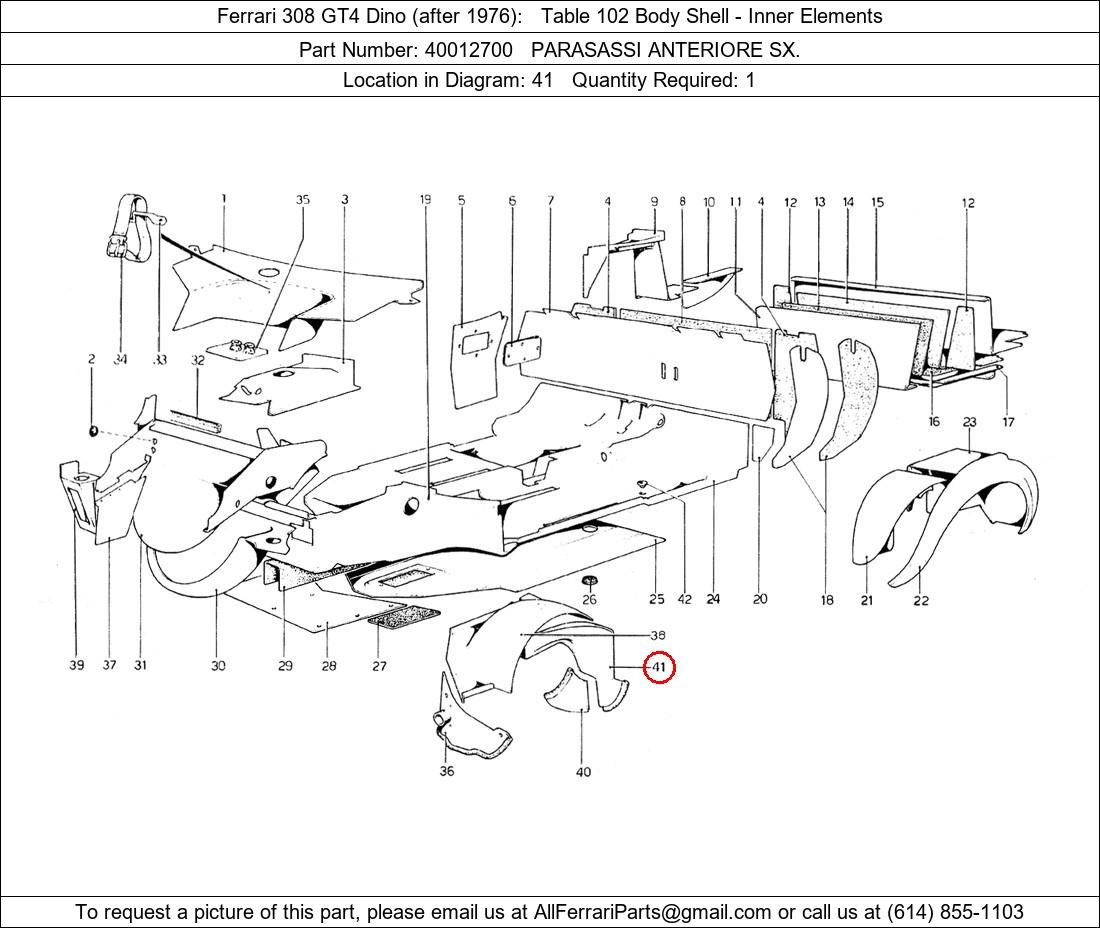 Ferrari Part 40012700