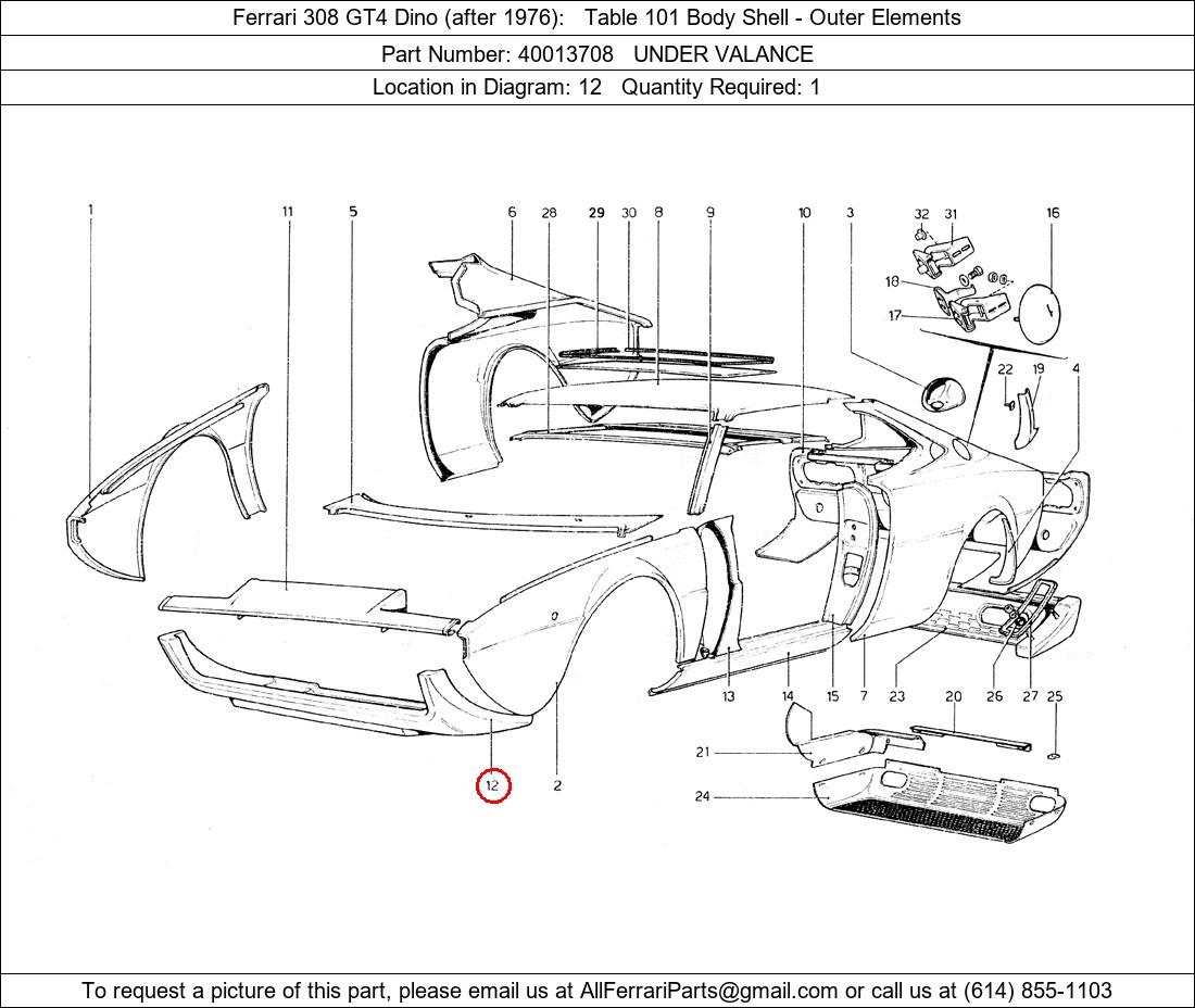 Ferrari Part 40013708