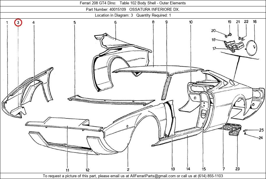 Ferrari Part 40015109