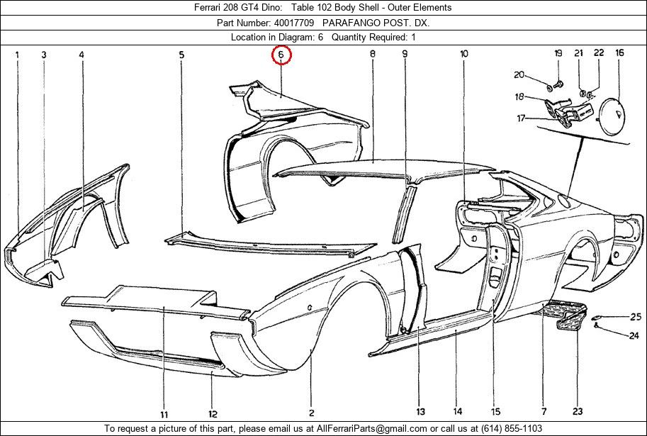 Ferrari Part 40017709