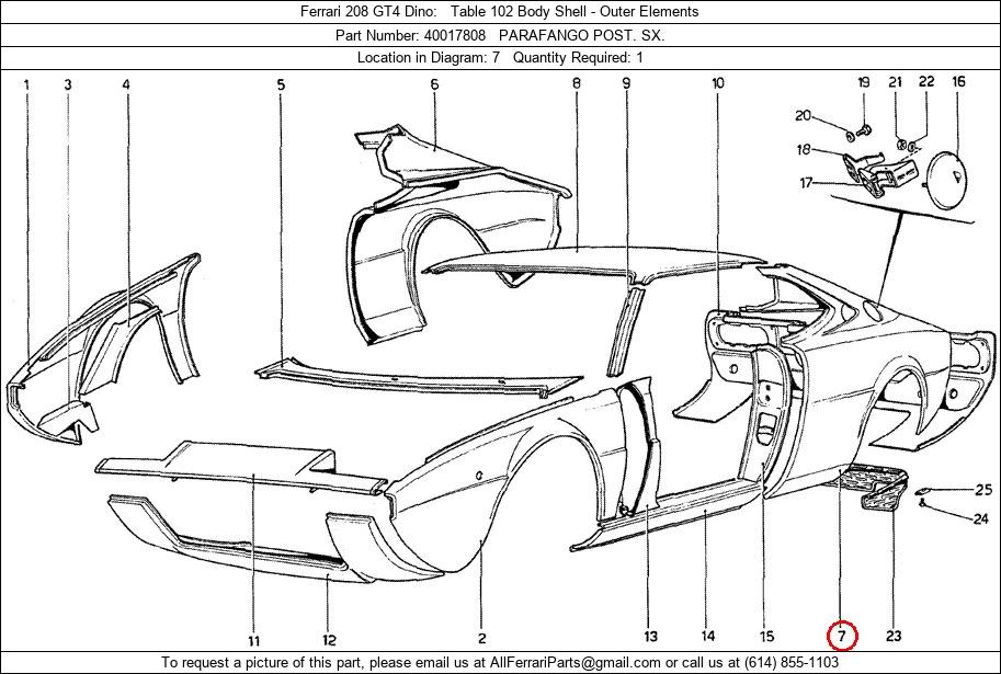 Ferrari Part 40017808