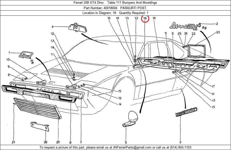 Ferrari Part 40018004