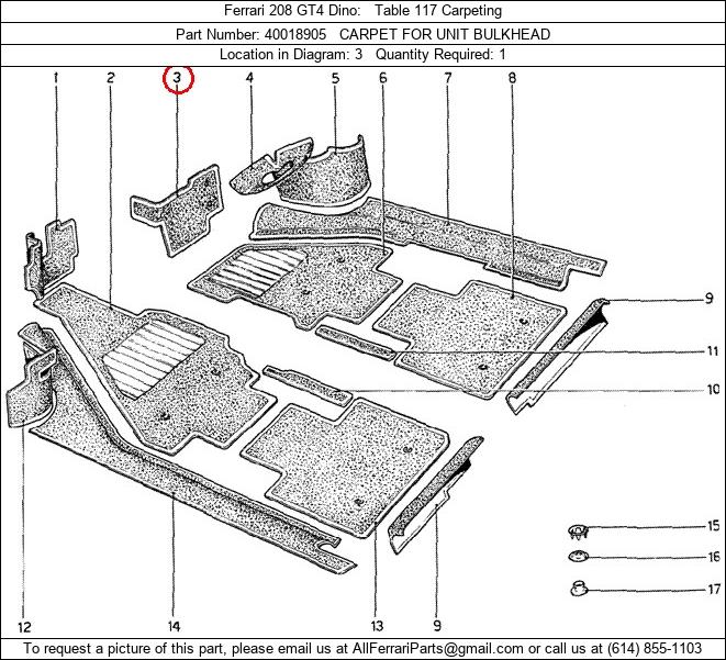 Ferrari Part 40018905