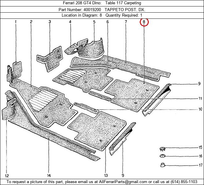 Ferrari Part 40019200