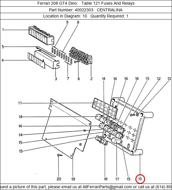 Ferrari Part 40022303