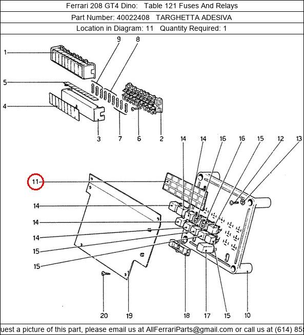 Ferrari Part 40022408