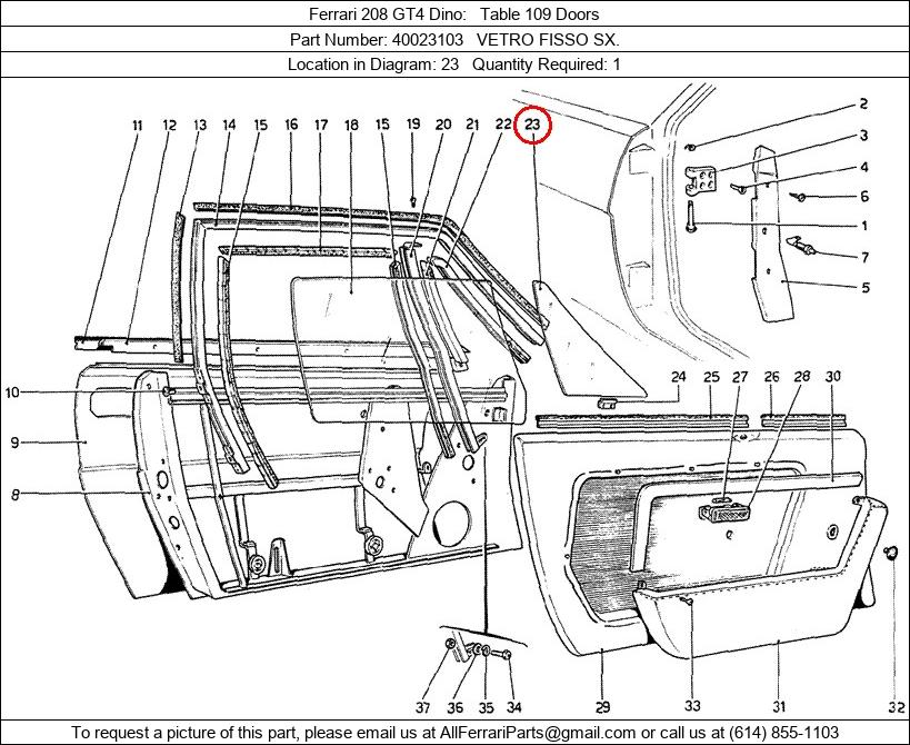 Ferrari Part 40023103