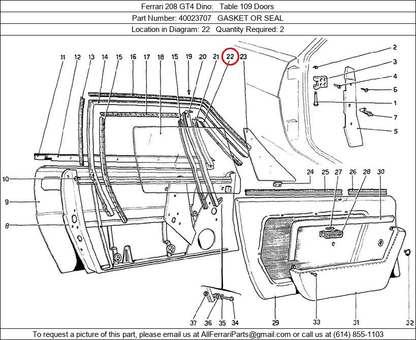 Ferrari Part 40023707