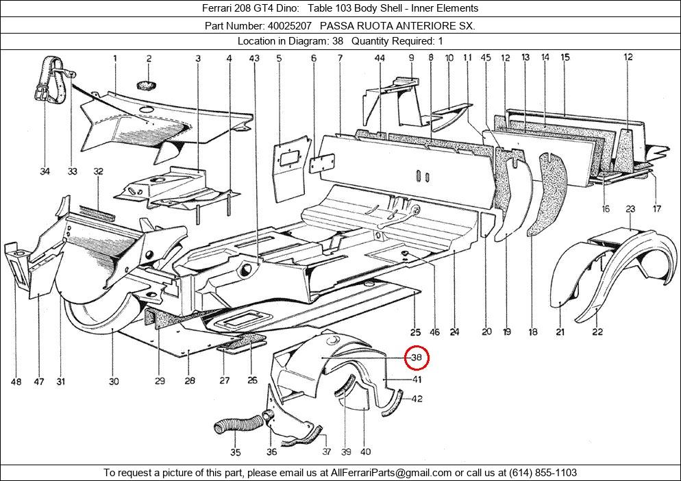 Ferrari Part 40025207