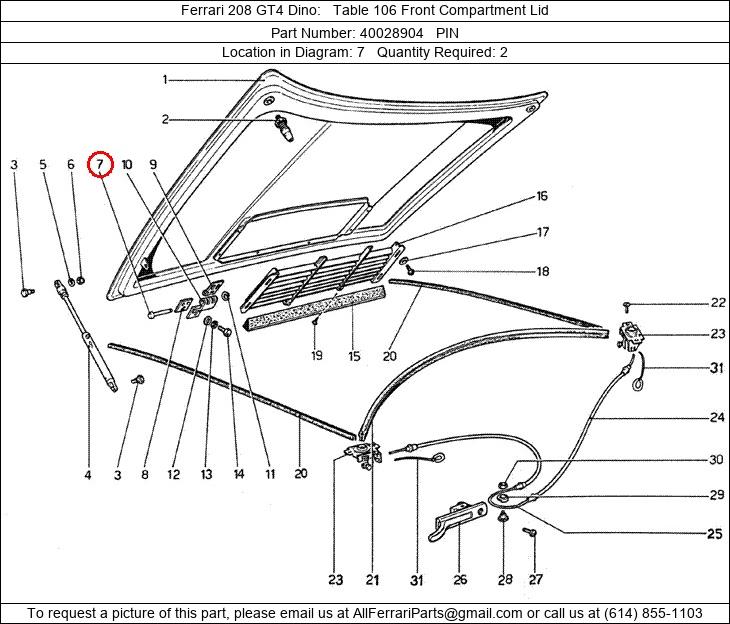 Ferrari Part 40028904