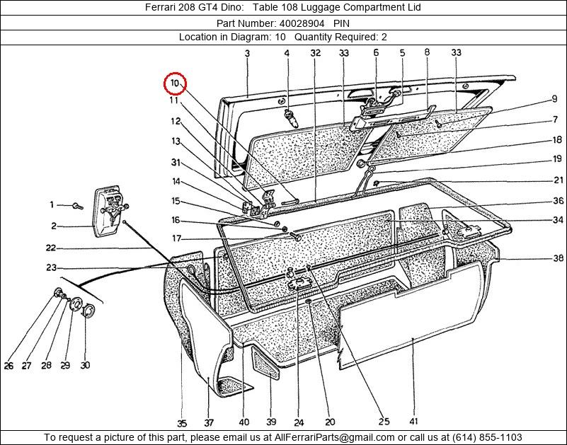 Ferrari Part 40028904