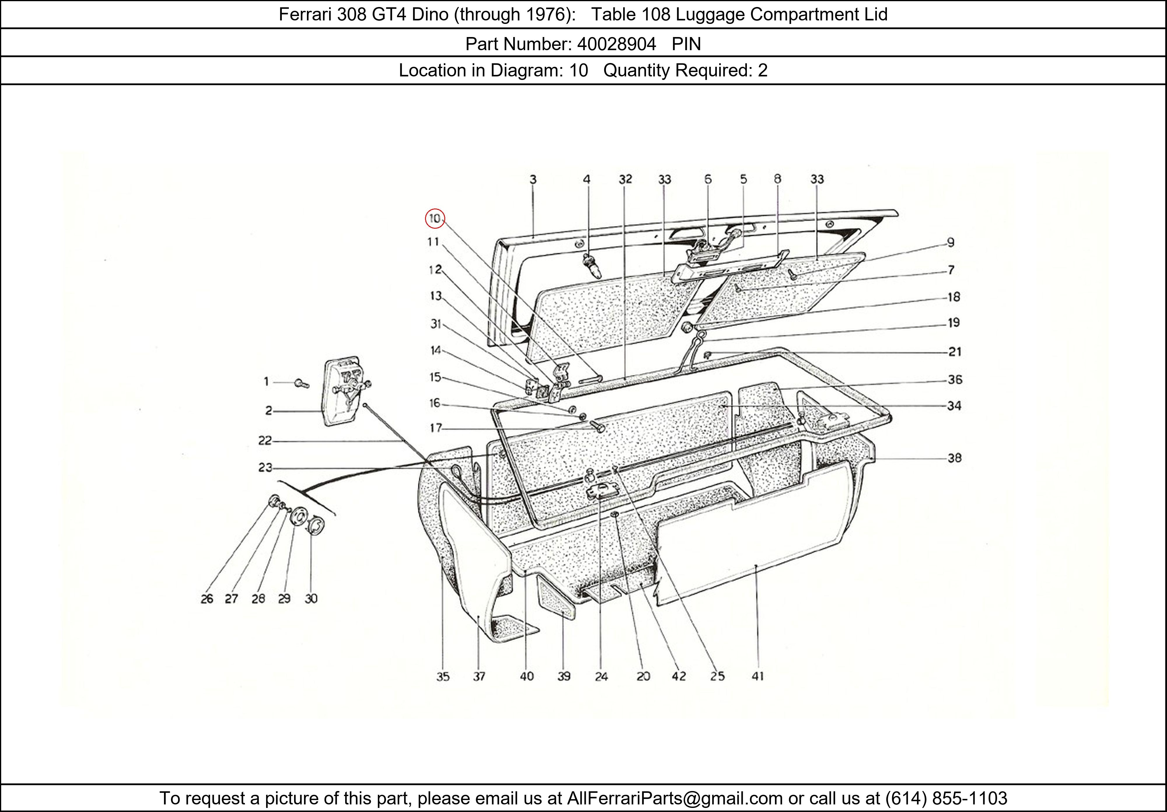 Ferrari Part 40028904