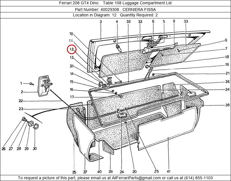 Ferrari Part 40029308