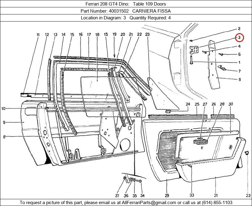 Ferrari Part 40031502