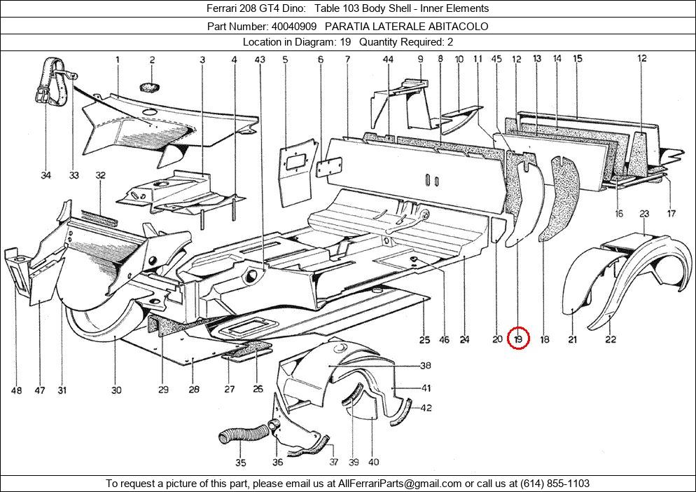 Ferrari Part 40040909