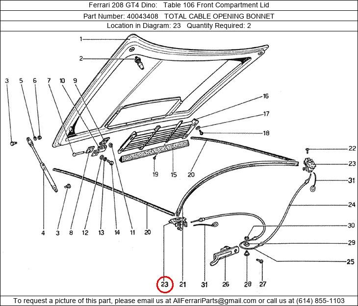 Ferrari Part 40043408