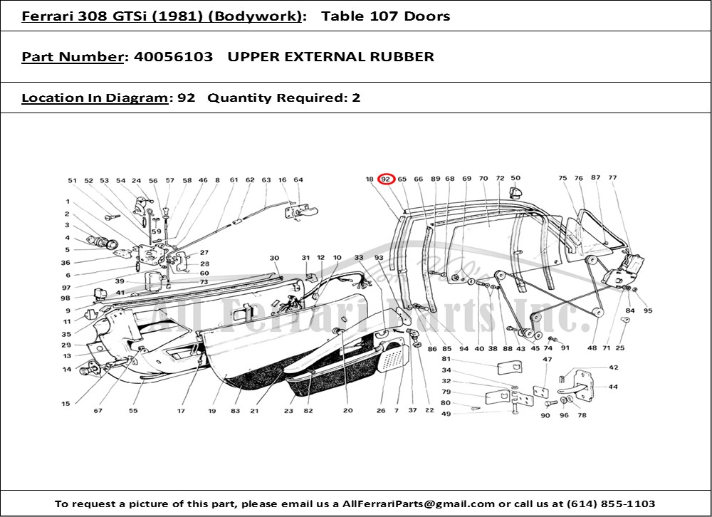 Ferrari Part 40056103