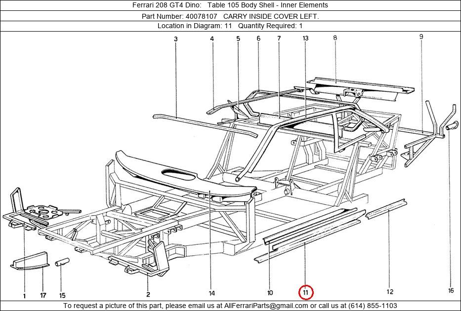 Ferrari Part 40078107