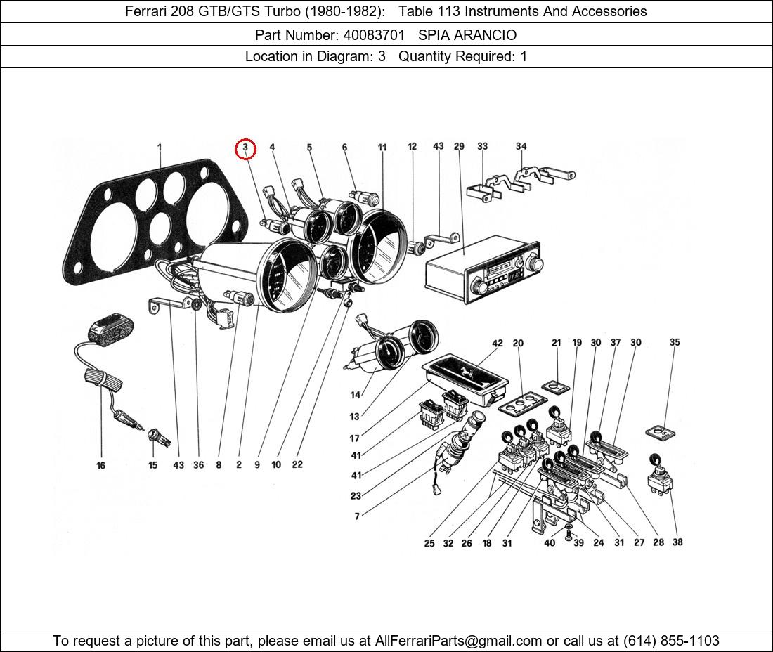 Ferrari Part 40083701