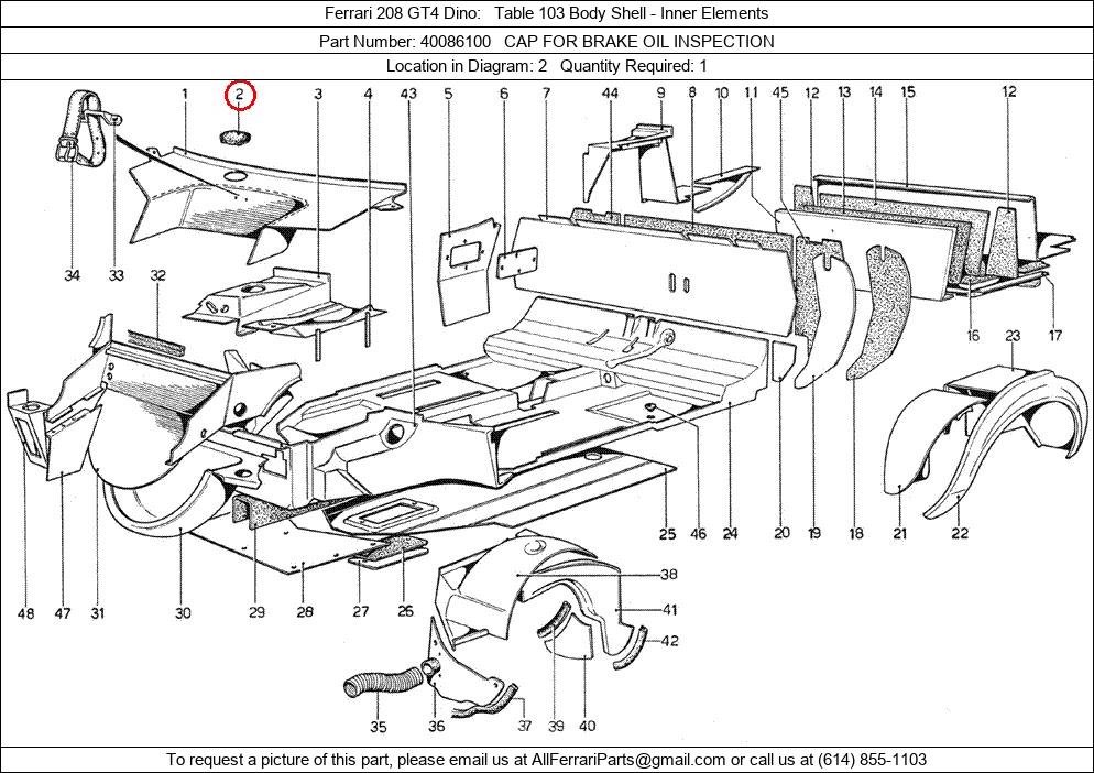 Ferrari Part 40086100