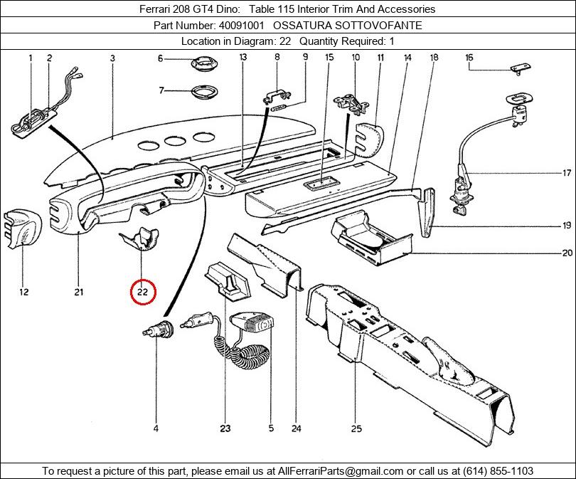 Ferrari Part 40091001