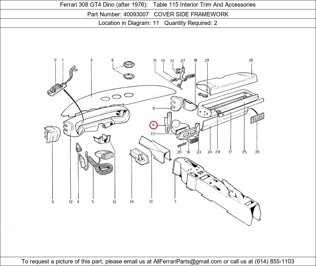 Ferrari Part 40093007