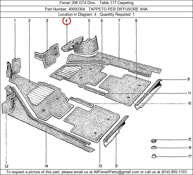 Ferrari Part 40093304