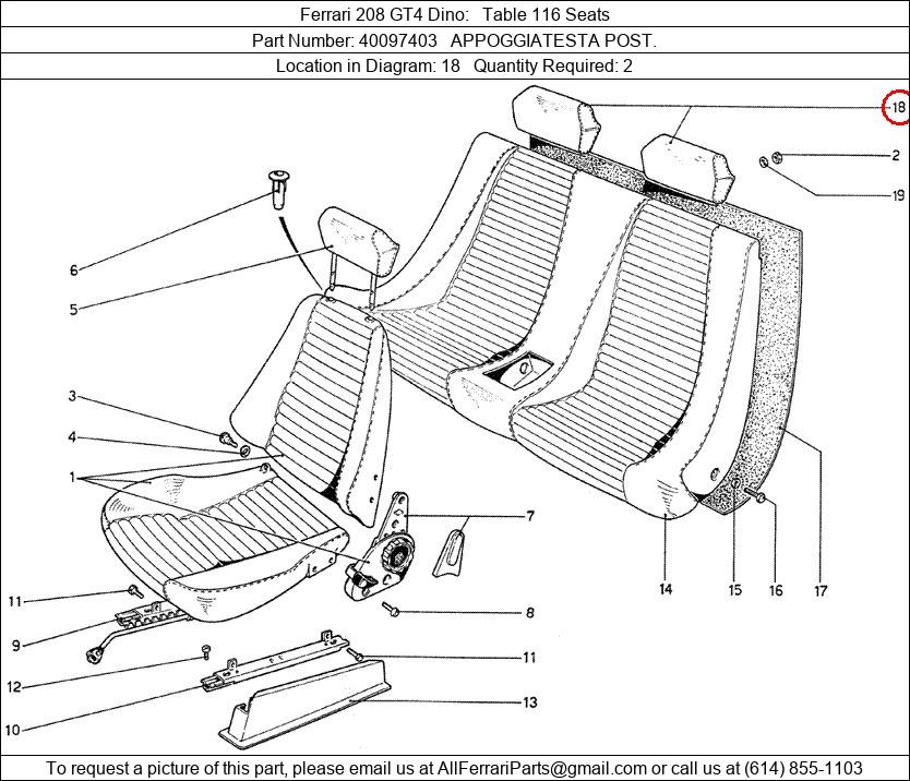 Ferrari Part 40097403